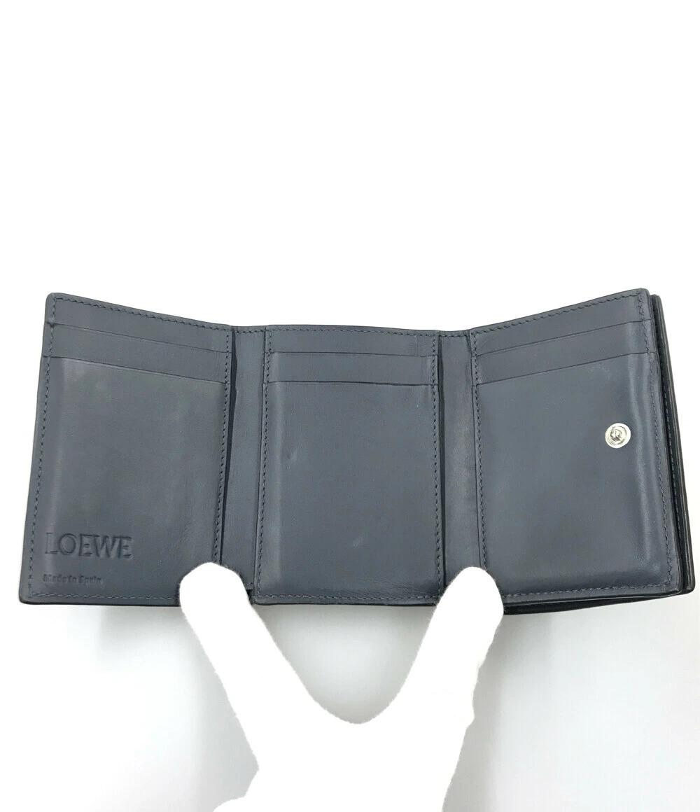 Loewe Tri fold Wallet Black